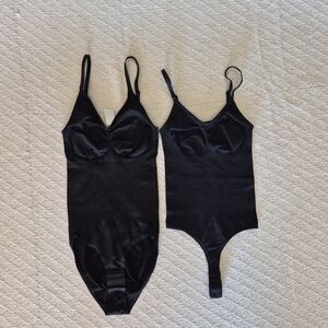 Set Of 2 Women's Shapewear Bodysuit